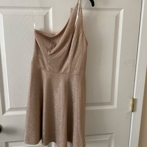 Rose Gold Mini Event Dress.